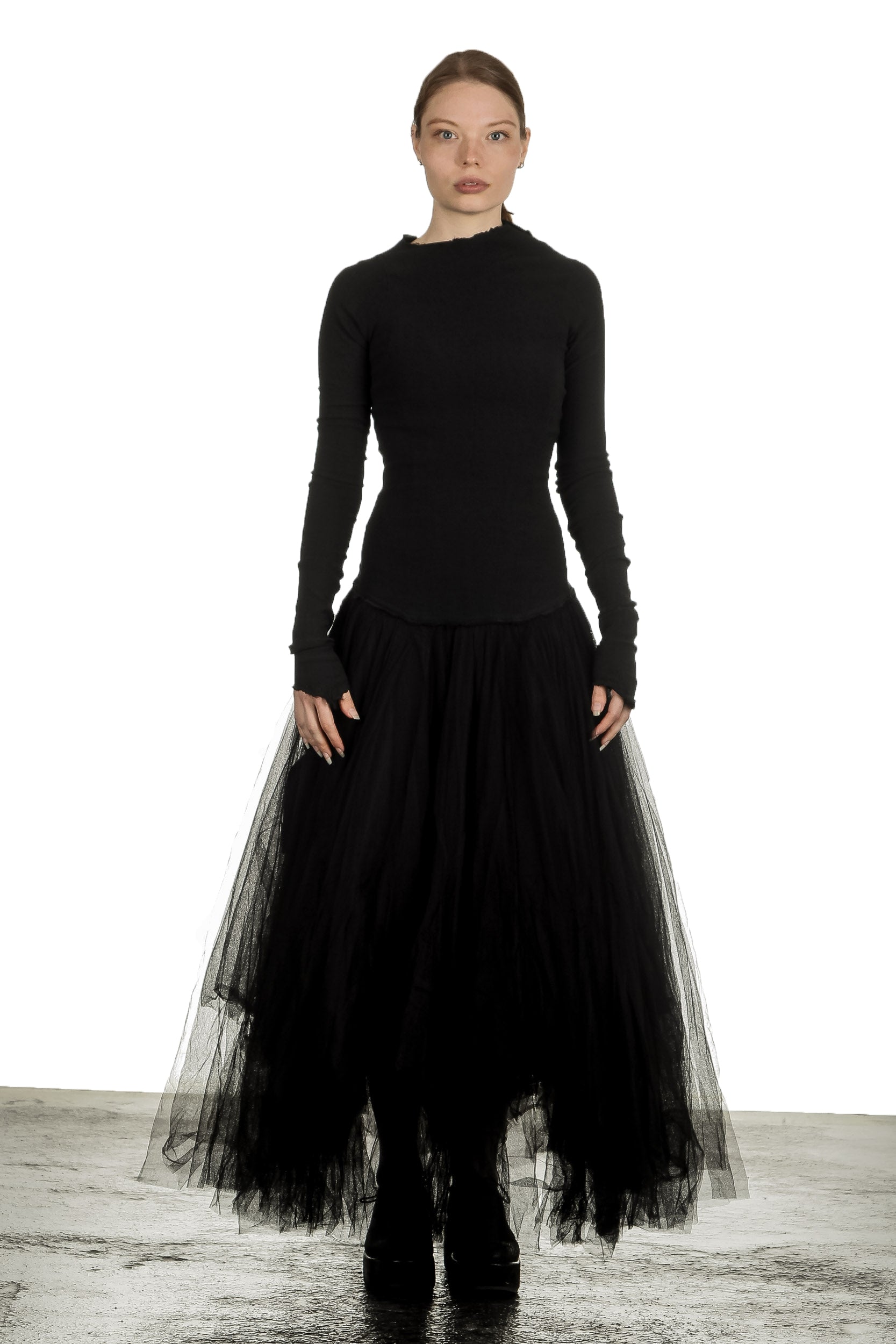 Marc Le Bihan Damen Asymmetrisches Kleid schwarz