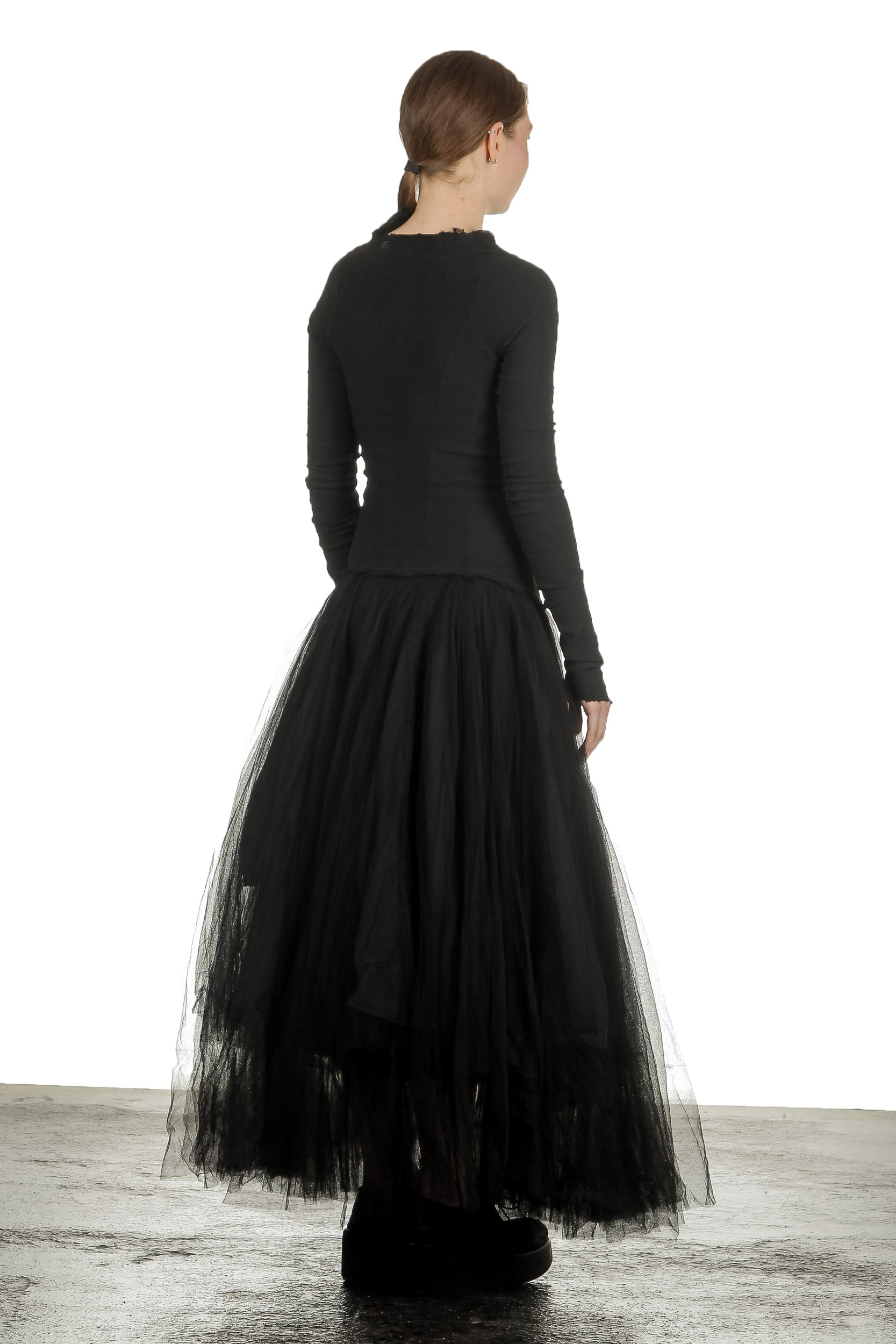 Marc Le Bihan Damen Asymmetrisches Kleid schwarz