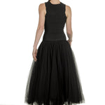 Marc Le Bihan Damen Top im Distressed-Look schwarz
