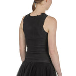Marc Le Bihan Damen Top im Distressed-Look schwarz