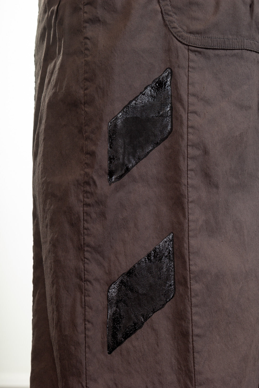 Rundholz Dip Damen 7/8 Sarouel Hose braun cedar
