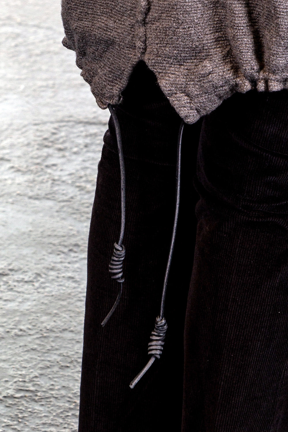 Rundholz DIP Damen Stricktunika  grau cedar