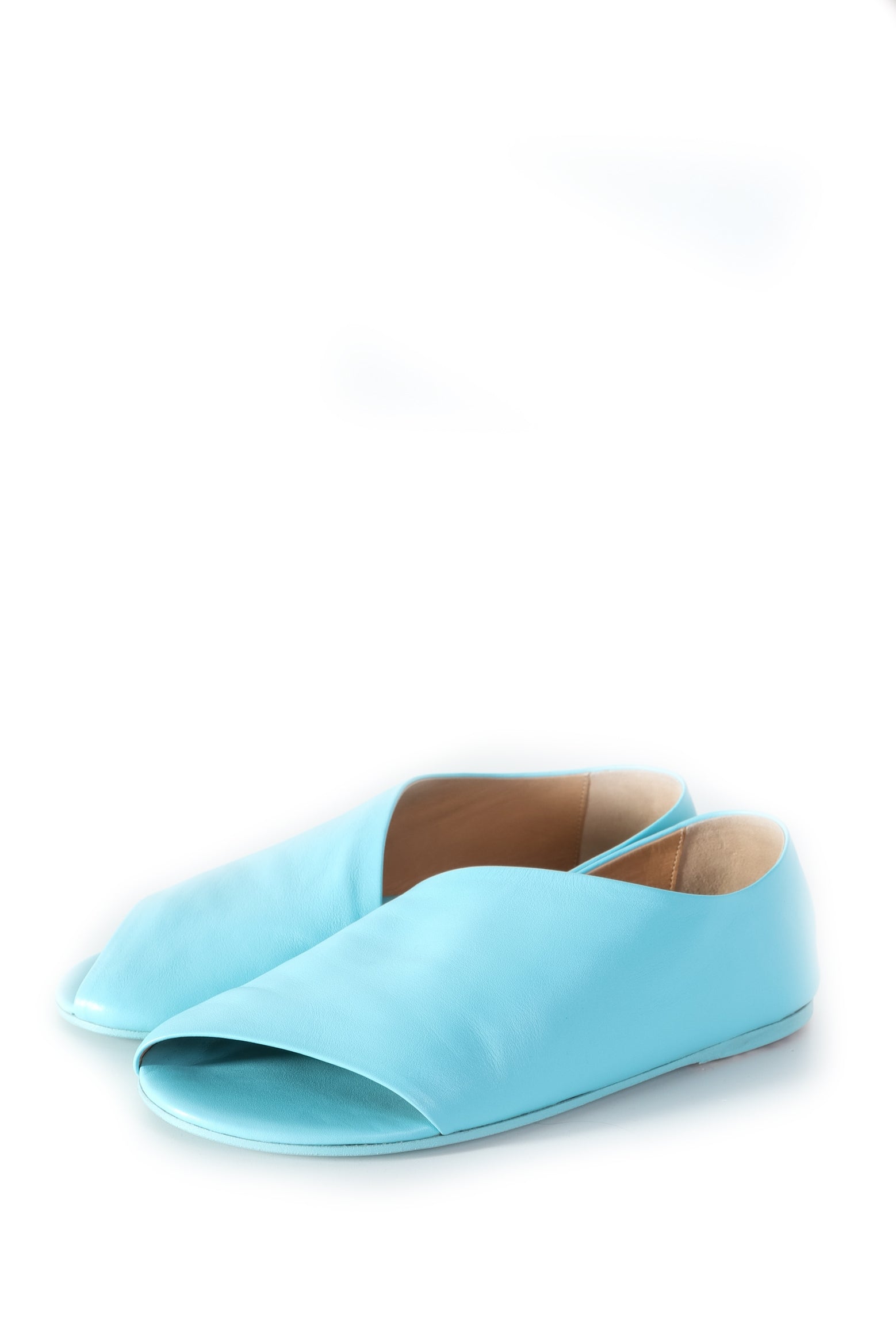Marsèll Damen Leder Slipper offen türkis
