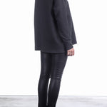 Katharina Hovman Damen V-Pullover oversized grau