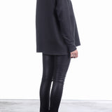 Katharina Hovman Damen V-Pullover oversized grau