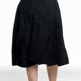 Rundholz Damen 7/8 Stretch Sarouel Hose schwarz