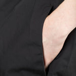 Rundholz Damen Hemd-Kleid Oversized mit Kragen schwarz