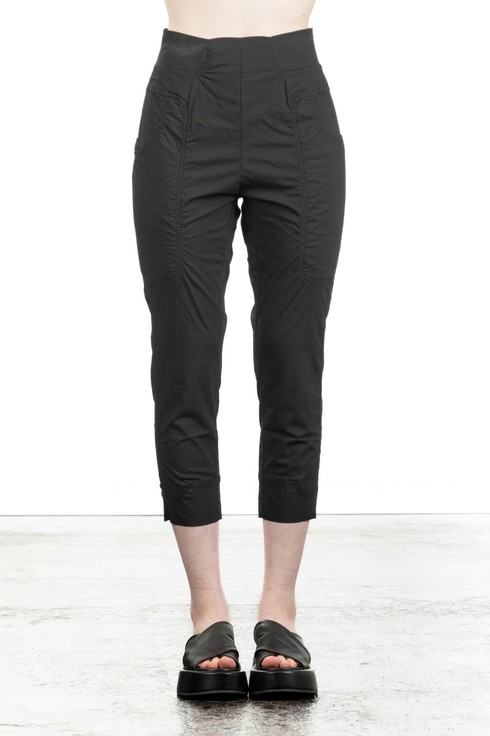 Rundholz Dip Damen Stretchhose schwarz