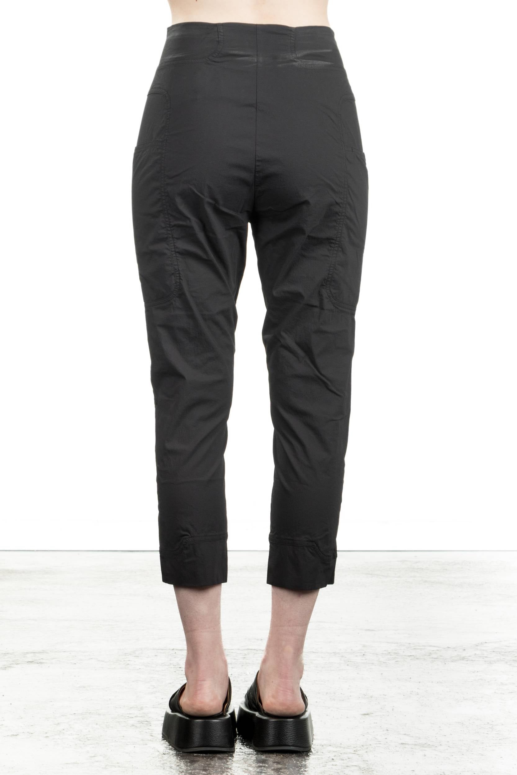 Rundholz Dip Damen Stretchhose schwarz