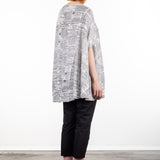 Rundholz Damen Kurzarm Shirt Oversize haricot print