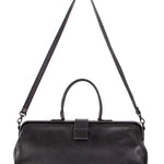 Yohji Yamamoto Damen Leder Handtasche schwarz