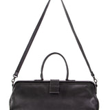 Yohji Yamamoto Damen Leder Handtasche schwarz