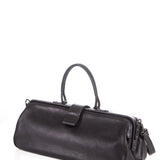 Yohji Yamamoto Damen Leder Handtasche schwarz