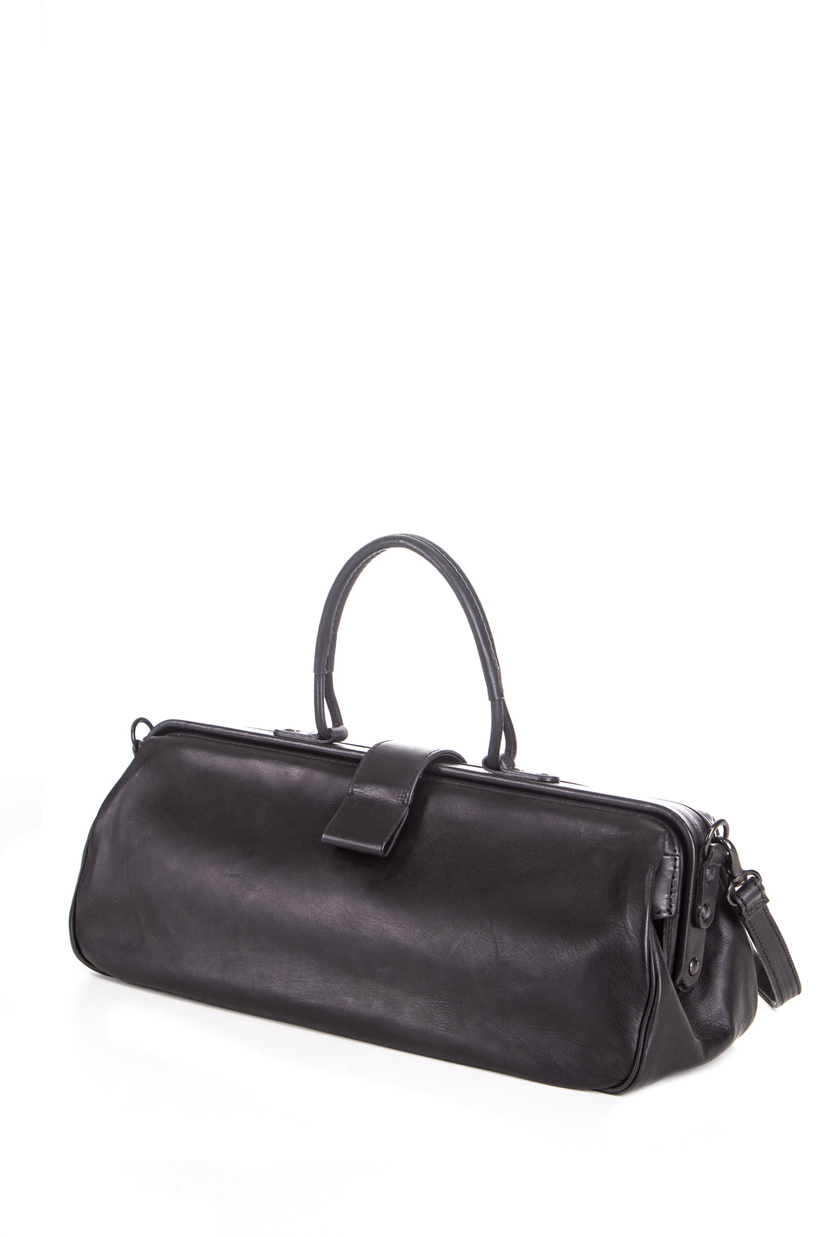 Yohji Yamamoto Damen Leder Handtasche schwarz