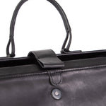 Yohji Yamamoto Damen Leder Handtasche schwarz
