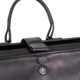 Yohji Yamamoto Damen Leder Handtasche schwarz