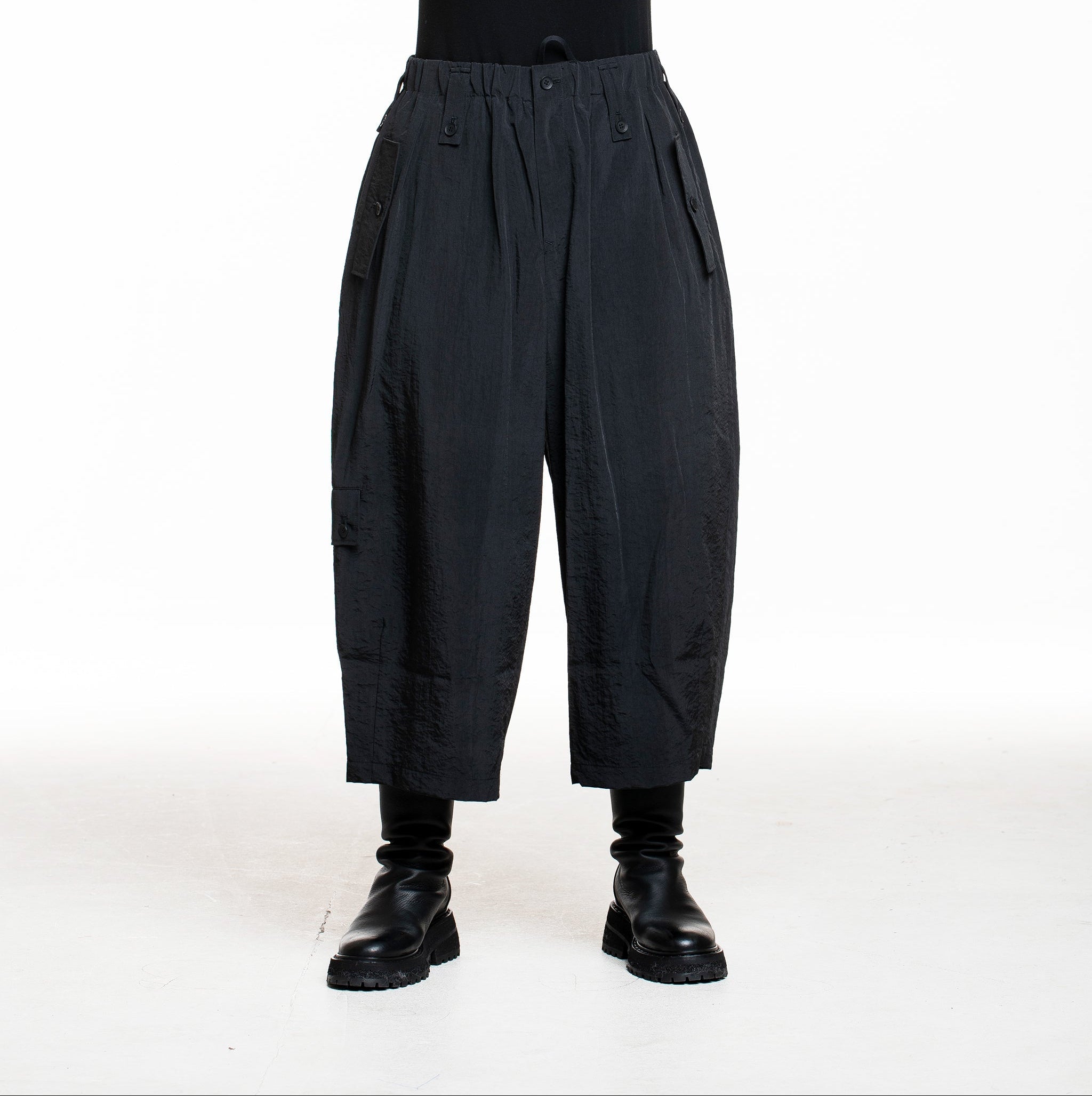 Yohji Yamamoto Hose weit schwarz 
