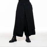Yohji Yamamoto Wrap-Hose schwarz 