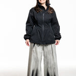 Yohji Yamamoto Kurzjacke im Flight‑Stil schwarz