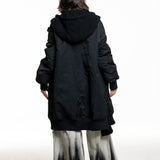 Yohji Yamamoto Damen Avantgarde Parka schwarz