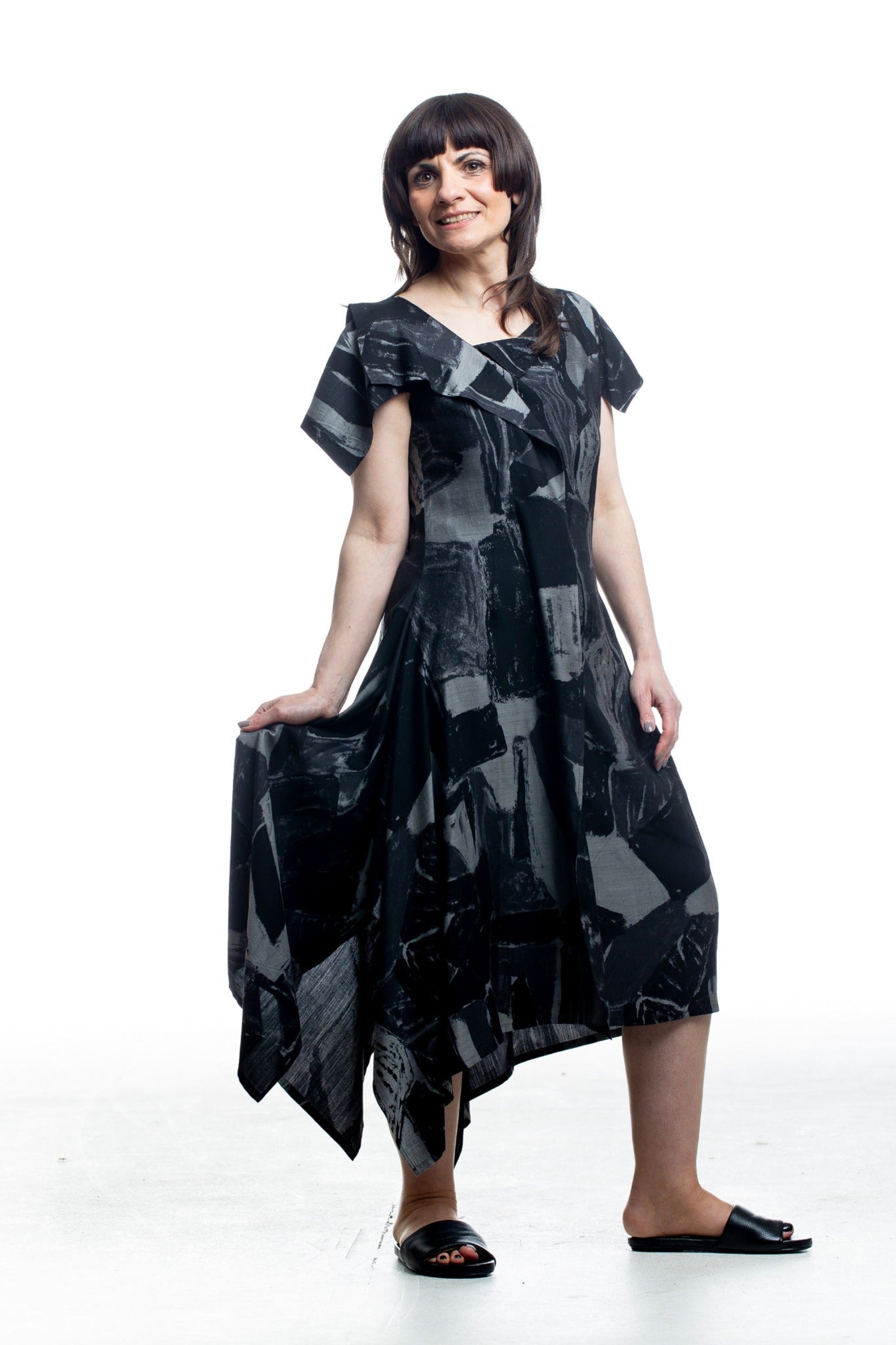 Y's Yamamoto Kleid – Bewegung im Stoff