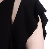 Y´s Yohji Yamamoto Damen Asymmetrisches Kleid schwarz