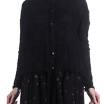 Y's Yohji Yamamoto Damen Cardigan im gestrickten Design schwarz