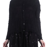 Y's Yohji Yamamoto Damen Cardigan im gestrickten Design schwarz