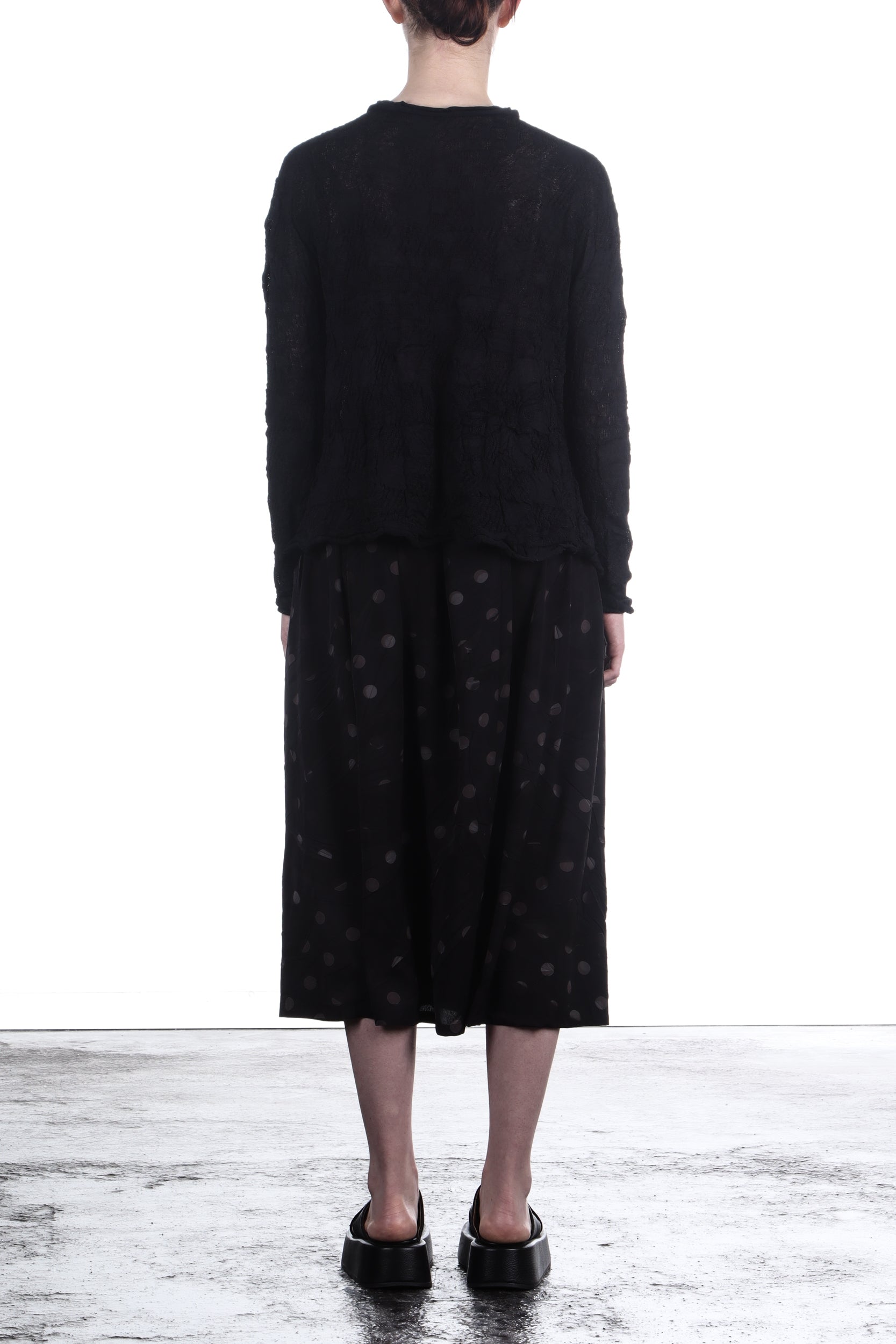 Y's Yohji Yamamoto Damen Cardigan im gestrickten Design schwarz