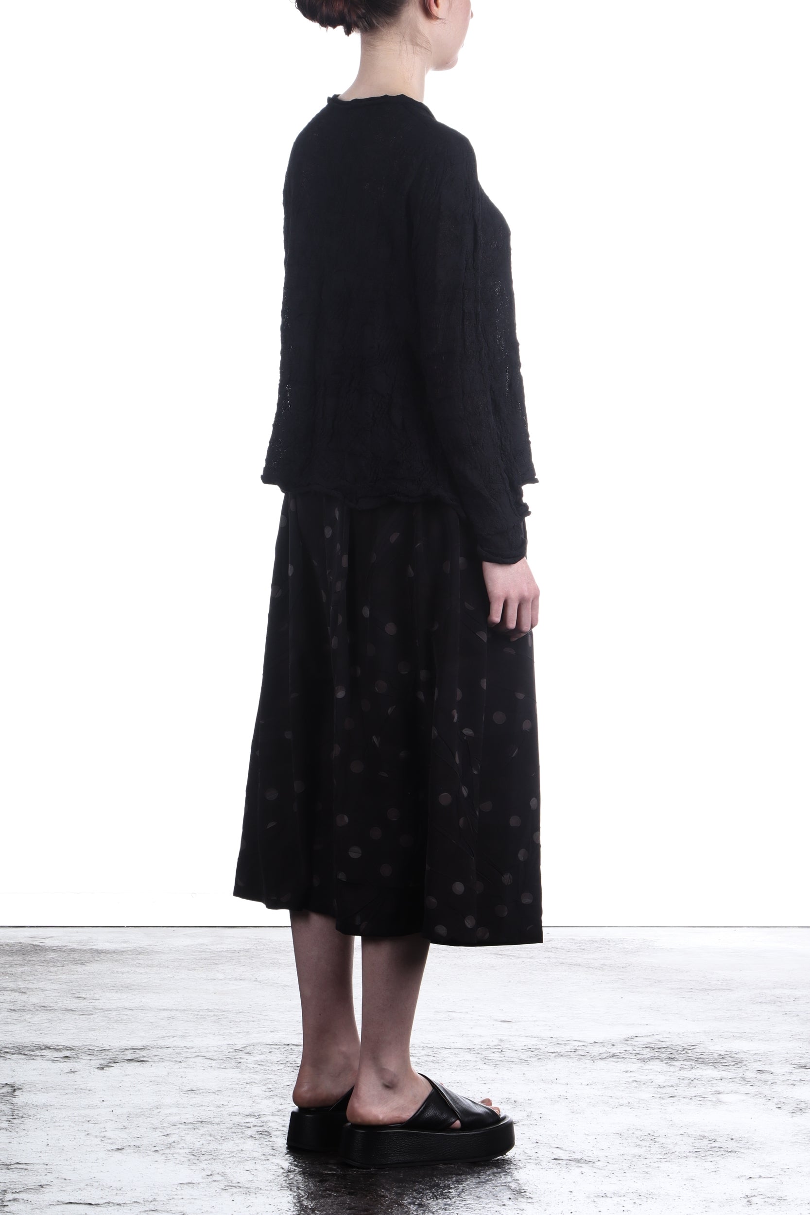 Y's Yohji Yamamoto Damen Cardigan im gestrickten Design schwarz
